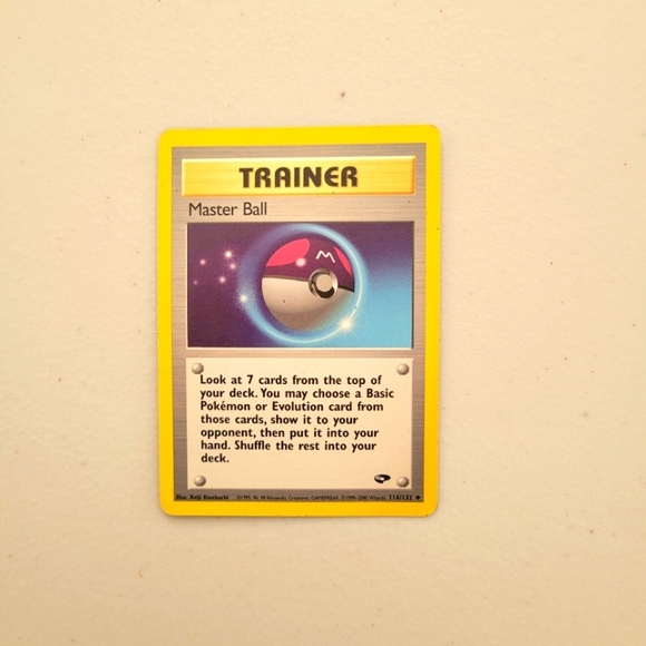 Pokemon Other - Classic Gym Challenge Master Ball 116/132 Uncommon Trainer Pokemon Card